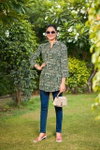 Orio By Tips And Tops Rayon Wrinkle Printed Western Top Wholesalers In Delhi
